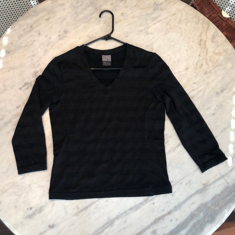Nike Dri Fit Top Black - Size M